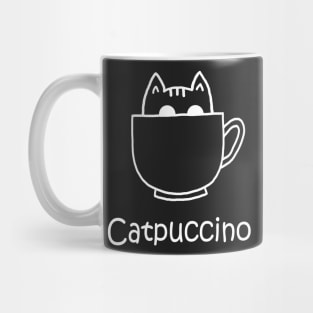 Catpuccino white Mug